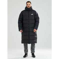 Куртка PUMA Long Down Coat, размер S, чёрный