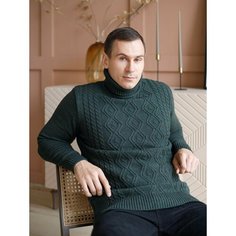 Свитер DECADE, размер 56, , хаки