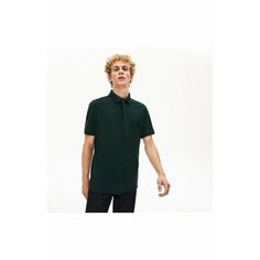 Поло LACOSTE Regular Fit, размер T2, темно-зеленый