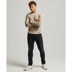 Джемпер Superdry VINTAGE GARMENT DYED CREW, размер 56, , коричневый