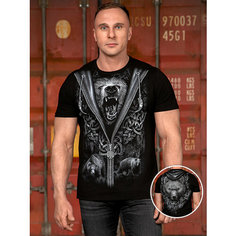 Футболка MixFix, размер S, чёрный