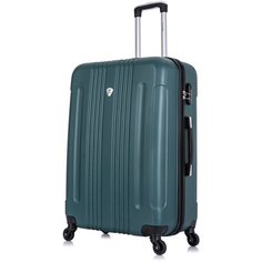 Чемодан Lcase Bangkok, 66 л, размер M, темно-зеленый