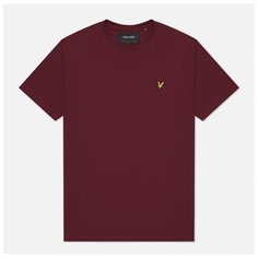 Футболка Lyle & Scott Plain T-shirt, размер L, бордовый