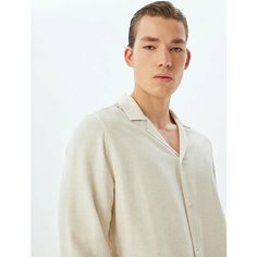 Рубашка KOTON, размер S, бежевый