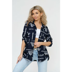 Туника Натали, размер 54, темно-синий Natali