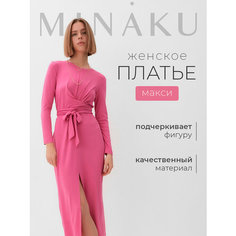 Платье Minaku Лето, размер 42, розовый