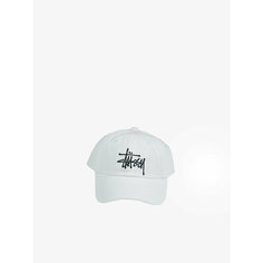 Кепка Stussy Big Logo Low Pro Cap, размер OneSize, белый