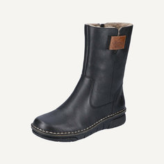 Полусапоги Rieker, полнота F (EU)/ на среднюю стопу, размер 40, черный..