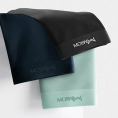 Трусы MiiOW M1830, комплект из 3 шт., размер 3xl, черный, синий, зеленый