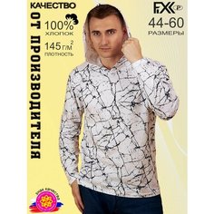 Футболка FIXXSELFIXX, размер 50, белый
