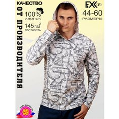 Футболка FIXXSELFIXX, размер 58, белый