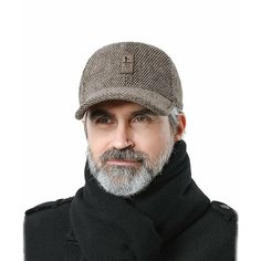 Бейсболка , размер 59, горчичный Без бренда