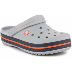 Сабо Crocs Crocband Clog, размер M7W9, light grey/navy