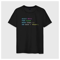 Футболка, размер S, чёрный Нет бренда