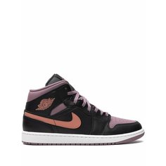Кроссовки Jordan Air Jordan 1 Mid SE, размер 9 US (Мужские размеры Jordan US ), чёрный
