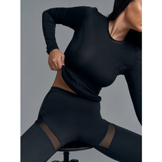Лонгслив BODY ICON, размер XL, , черный..