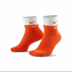 Носки NIKE Nike Everyday Plus Cushioned, размер L, оранжевый
