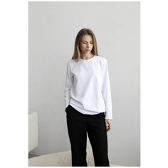 Лонгслив IVUSHKAprint, размер 48, , белый