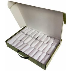 Носки RexTex, комплект, 30 пар, размер 41-47, белый