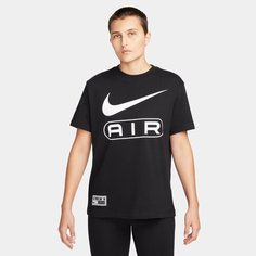 Футболка спортивная NIKE, размер S, black/white