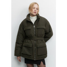 Куртка Befree Basic, размер L/XL, хаки оливковый