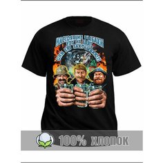 Футболка RexTex Рыбалка, размер 52, черный