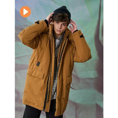 Парка YOUZ, размер 44, коричневый