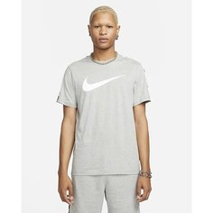 Футболка спортивная NIKE Repeat, размер 2XL, серый