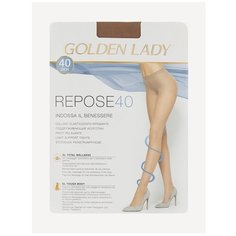 Колготки Golden Lady Repose, 40 den, размер 4/L, темно-бежевый