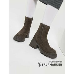 Ботильоны Salamander, размер 37, коричневый
