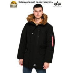 Куртка ALPHA INDUSTRIES, размер 3XL, черный