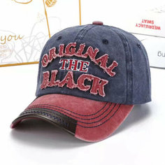 Бейсболка мужская ORIGINAL BLACK, размер 54-61, темно-синий/бордовый M Trend