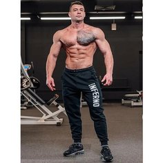Брюки Inferno Style Брюки спортивные INFERNO style Б-001-001, размер XL, чёрный