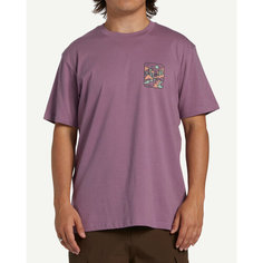 Футболка BILLABONG, размер 48, фиолетовый