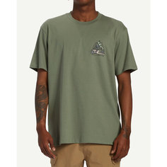 Футболка BILLABONG, размер 52, зеленый