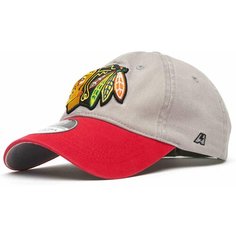 Бейсболка Atributika & Club Chicago Blackhawks, размер 55-58, серый