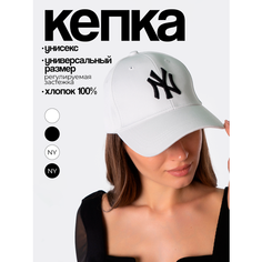 Бейсболка WLOO, размер 56/58, белый с черным