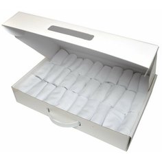 Носки RexTex, комплект, 30 пар, размер 41-47, белый