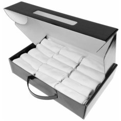 Носки RexTex, комплект, 15 пар, размер 41-47, белый