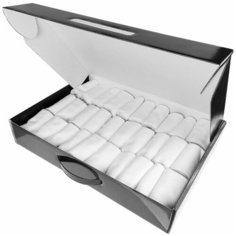 Носки RexTex, комплект, 30 пар, размер 41-47, белый