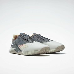Кроссовки Reebok, размер 8, бежевый/серый