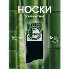 Носки CHE CHIEH, комплект, 12 пар, размер 42-48, черный, серый