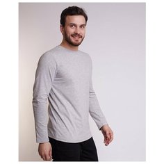Лонгслив Uzcotton Premium, размер 40-42\XXS, , темно-серый меланж