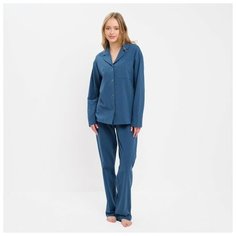 Пижама Kaftan, размер 44-46, синий