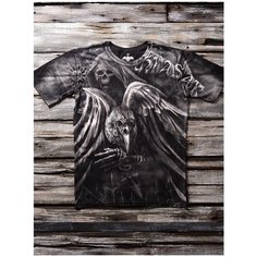 Футболка KRASAR, размер L, черный/серый