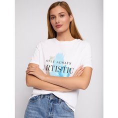 Футболка Zolla, размер S, white