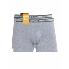 Трусы Omsa, комплект из 2 шт., размер 54(XXXL), grigio melange