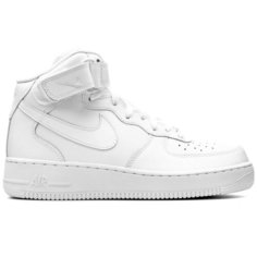Кроссовки NIKE Air Force 1 07 Mid, полнота F (EU)/ на среднюю стопу, размер 9 US, белый