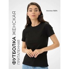 Футболка Uzcotton, размер 40-42\XS, чёрный
