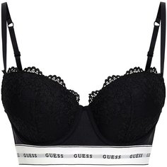 Бюстгальтер GUESS, размер 38B, черный